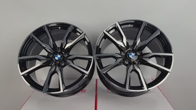 Диски CN Forged 1225 20 10/11J 5X120 74.1 Black Machined Face
