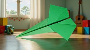 Как сделать быстрый бумажный самолетик