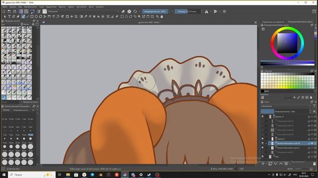 Как рисовать в Kria аниме