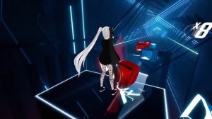 прохожу уровень Dadadadada в игре Beat saber VR