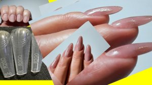 *726*Наращивание на Верхние формы READY 2GO ПЛАВНЫЙ МИНДАЛЬ.Тестирую на себе.