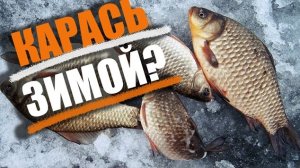 Секреты ловли КАРАСЯ в ЗИМНИЙ период... Где ЗИМОЙ прячется КАРАСЬ, и как его ЛОВИТЬ