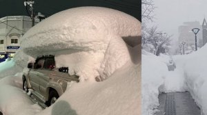 Видео дня: в Японии зафиксирован рекордный за 80 лет снегопад