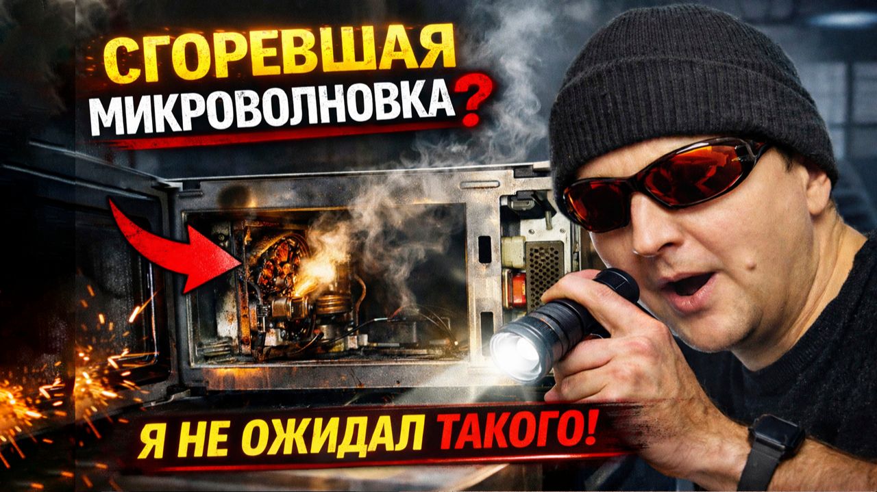 Мне принесли сгоревшую микроволновку  я не ожидал ТАКОГО