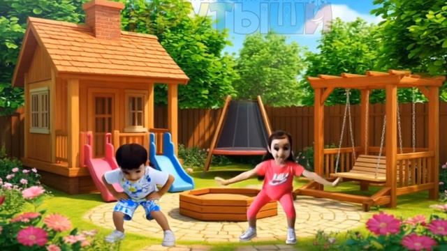 Зарядка — песня для детей. Видеомоделирование. Канал Крутыши. #песнядлядетей #зарядка