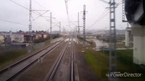 Весёлое - Адлер из кабины локомотива +запуск 2ТЭ10М +шторм. https://vk.ru/club228811651 моя группа