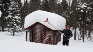 Курятник Скоро Раздавит! На Нас Обрушился Снежный Шторм!