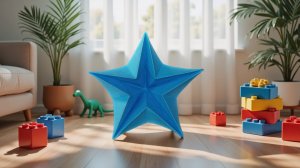 Звезда из бумаги ⭐ Поделки оригами на 23 февраля, 9 мая