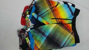 41722 Шорты, трусы для плавания мужские брендовые, 3пак, Branded swimsuits, секонд (extra) оптом