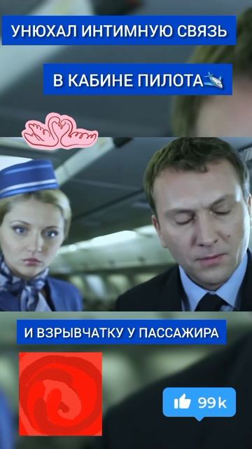 Унюхал интимную связь в кабине пилота #нюхач #секссекс #самолет #пилот #стюардесса