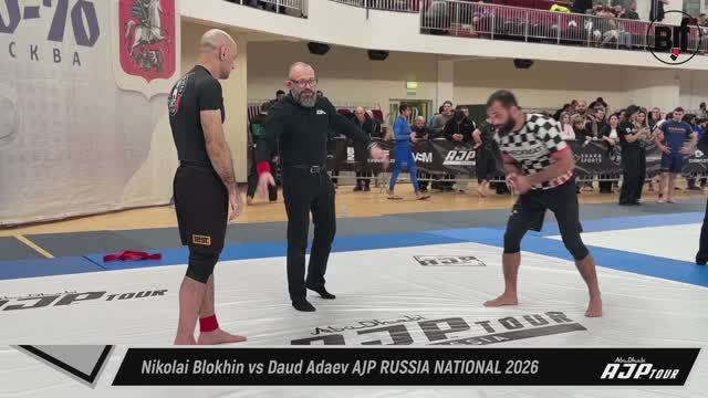Round 1 - Nikolai Blokhin vs Daud Adaev -Master 2- 85KG AJP RUSSIA NATIONAL 2026 смотреть онлайн