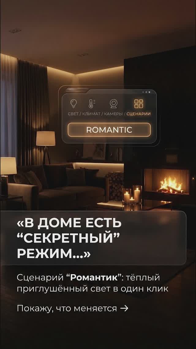 Концентрат того, зачем в загородном доме нужен умный дом: чтобы управлять не гаджетами, а комфортом