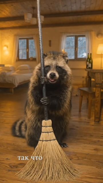 Енотовидняя собака прибирается!  #чистота  #порядок  #прикол  #енотовидняасобака  #ржака  #прикол