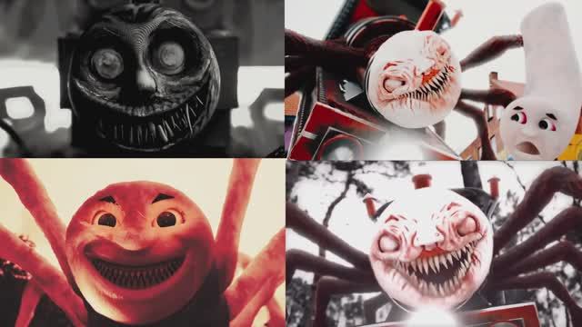 🚂 КРУТОЙ МОНСТР - ЧАРЛЬЗ ЗАЖИГАЕТ! 🔥 МУЛЬТИКИ под «COFFIN DANCE» — поезд‑танцор удивляет! смотреть онлайн