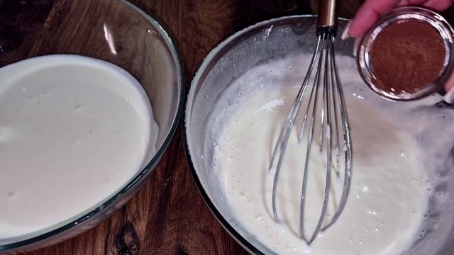 Десерт из сметаны