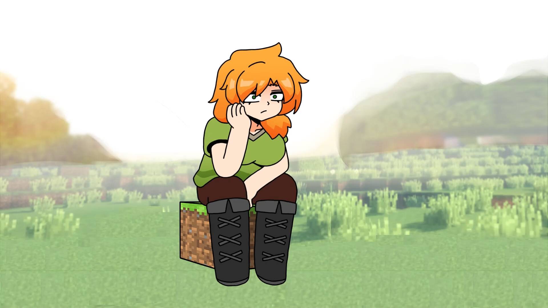 Алекс влюбляется в Стива | Майнкрафт аниме смотреть онлайн