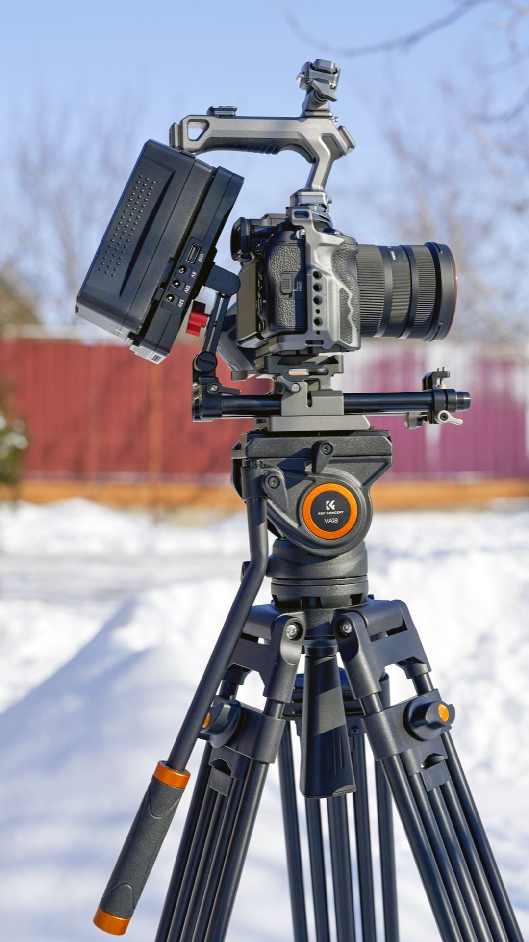 Я купил этот штатив и пожалел… что не сделал этого раньше K&F CONCEPT VA3 + BV30 для видеосъемки