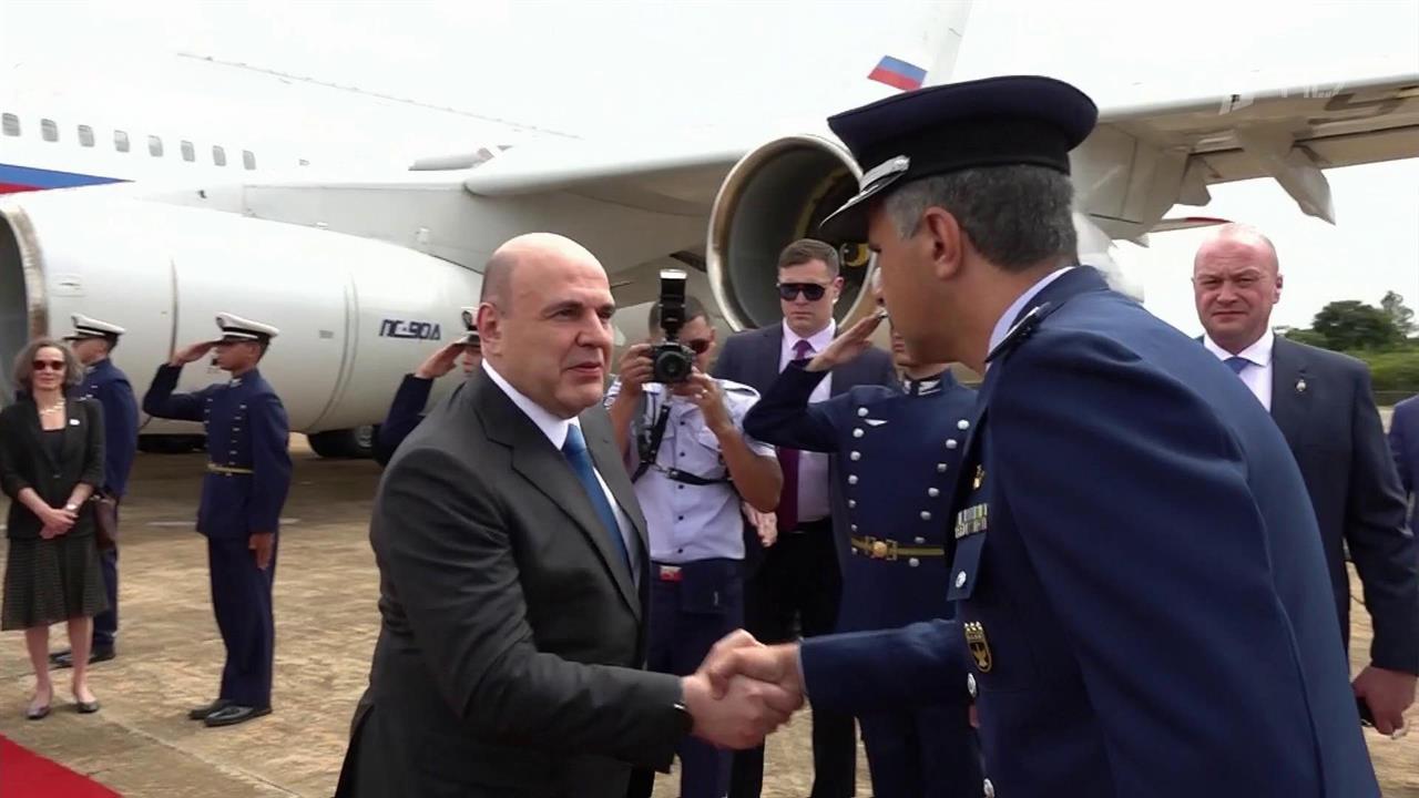 Сотрудничество России и Бразилии сегодня было в центре внимания Михаила Мишустина. смотреть онлайн