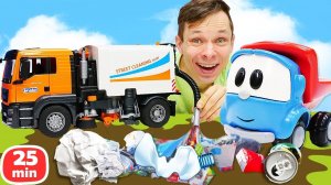 Грузовичок Лёва 🚒 Пожар в городе и помощь машинок