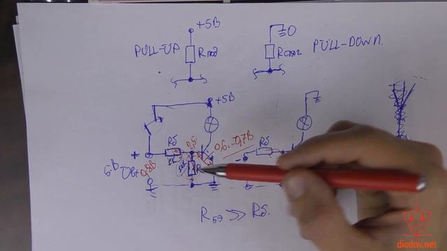 Резистор подтягивающий и стягивающий. Зачем применяют в схемах.