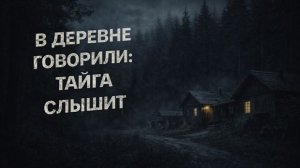 В деревне говорили тайга слышит. Страшные. Мистические. Творческие истории