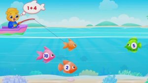 Весёлый способ для школьников научиться складывать — развивающий мультфильм «Рыбалка».