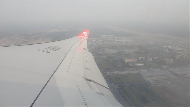 Ченду под крылом самолёта!