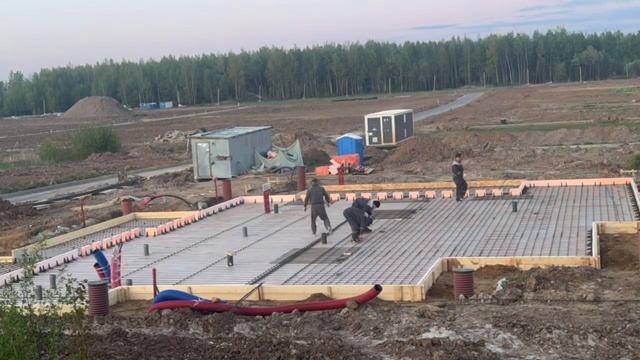 Армирование фундамента: как мы создаем прочную основу: за 14 сек — вся работа от начала до конца смотреть онлайн