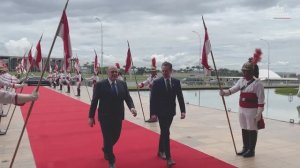 🇧🇷 Председатель Правительства РФ Михаил Мишустин прибыл во дворец Итамарати в г. Бразилиа, 05.02