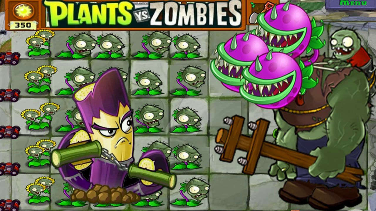 Зомби против растений! Plants vs Zombies ПвЗ PvZ Растения против Зомби смотреть онлайн