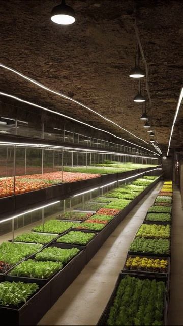 Подземное сельское хозяйство: свежие овощи круглый год #огород #зелень #инновации Подземное сельское хозяйство: свежие овощи круглый год #огород #зелень #инновации