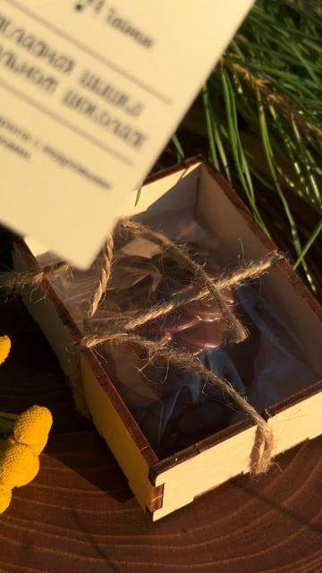 Мармеладная шишка в натуральном шоколаде