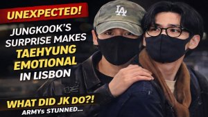 По приземлении в Португалию у Чонгука был припрятан новый сюрприз для Тэхёна!