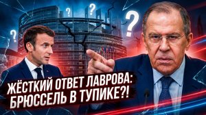 🗣️Себастиан Сас | ЛАВРОВ ЖЁСТКО ОТВЕТИЛ Макрону. И назвал причину слабости Брюсселя