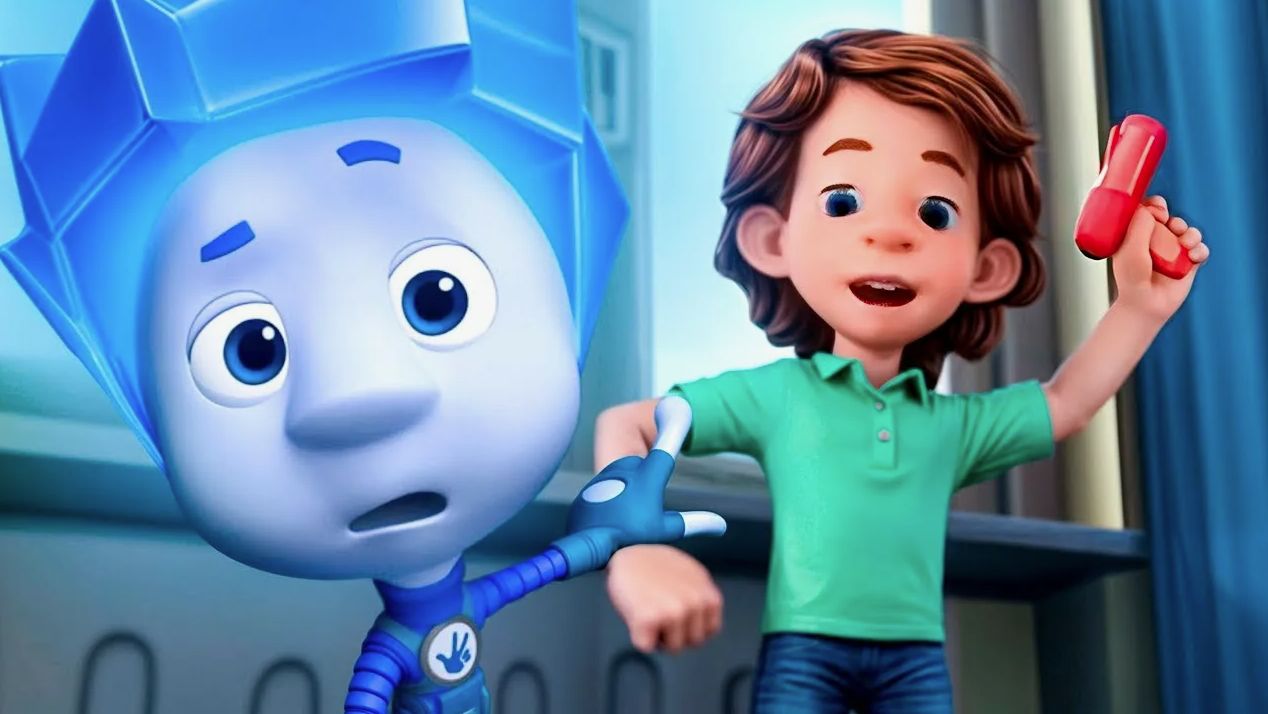 Фиксики - Мультики для детей Фиксики - Раскраска для малышей - Мультфильм фиксики смотреть онлайн