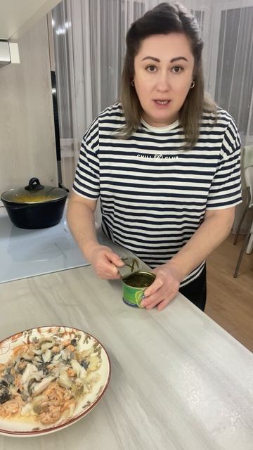 Суп рыбный с морской капустой