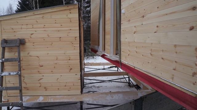 Монтаж модульного дома