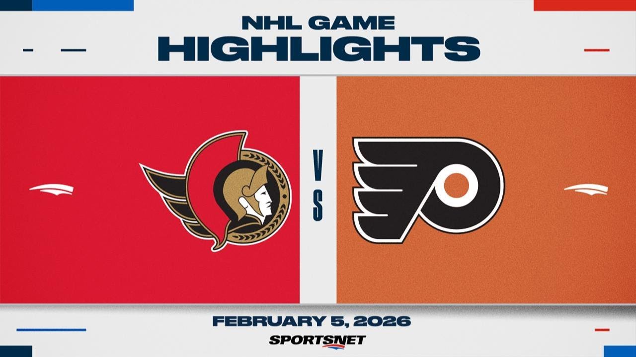 06.02.2026 | ОБЗОР МАТЧА | Филадельфия Флайерз — Оттава Сенаторз | Highlights
