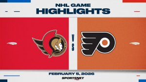 06.02.2026 | ОБЗОР МАТЧА | Филадельфия Флайерз - Оттава Сенаторз | Highlights