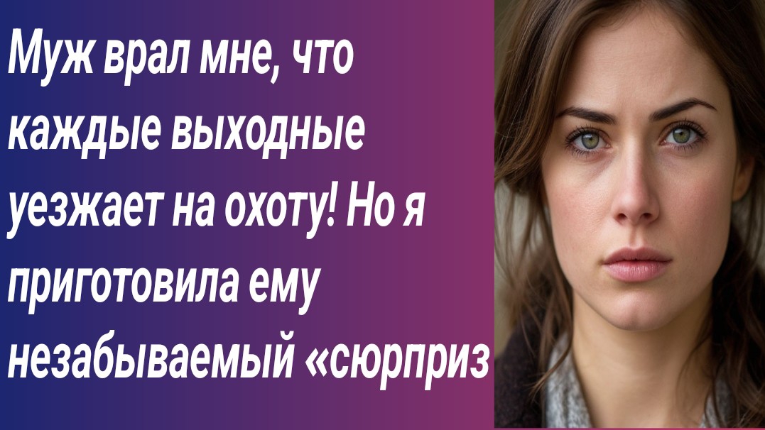 Истории для Вас/Муж врал мне, что каждые выходные уезжает на охоту! Но я приготовила…/Аудиорассказ Истории для Вас/Муж врал мне, что каждые выходные уезжает на охоту! Но я приготовила…/Аудиорассказ