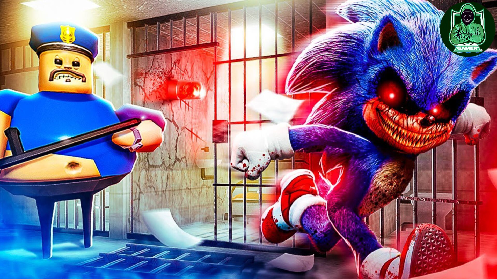 Побег из тюрьмы Барри от Соника #роблокс #roblox