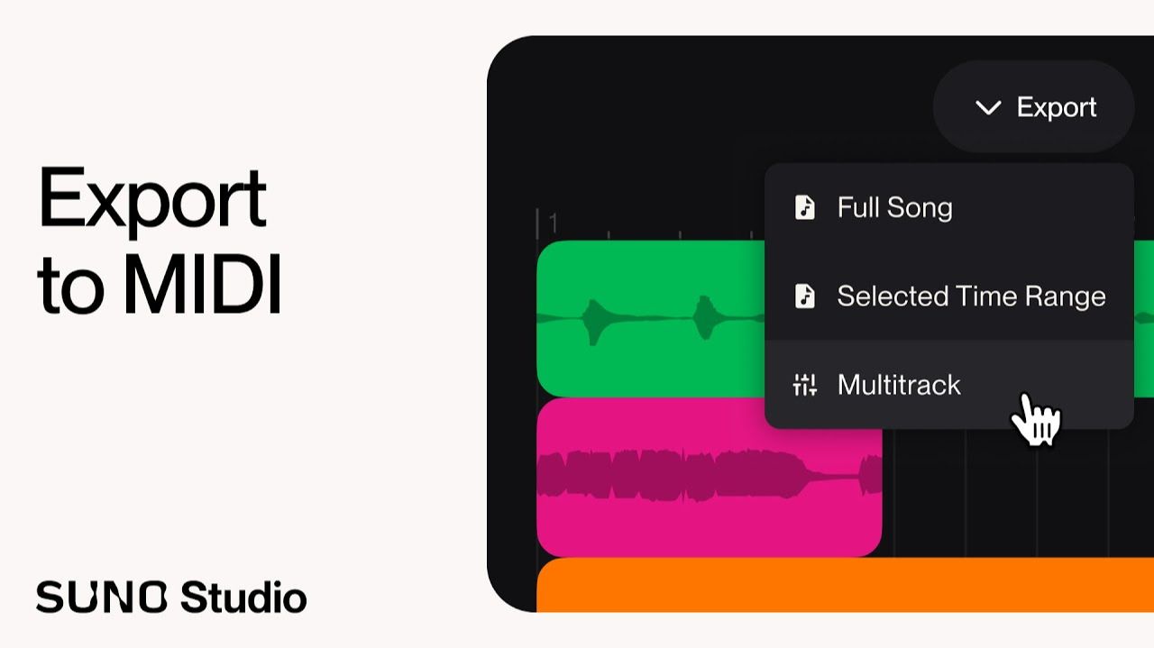 Suno Studio Fundamentals: MIDI Export