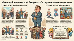 Большой человек Зощенко краткое содержание - анализ