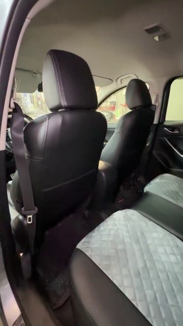 Чехлы Автопилот #Mazda #CX5 2011-2017 #Алькантара #Ромб Цена 11000₽ Установка чехлов 3000₽