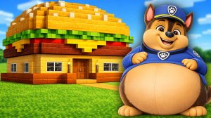 😱 Я ВСТРЕТИЛ ТОЛСТОГО ГОНЩИКА и ПОСТРОИЛ ЕМУ ДОМ БУРГЕР В МАЙНКРАФТЕ!