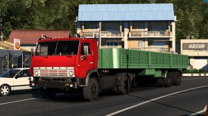 535 / ЕTS2 1.57 / Перегоняю КАМАЗ из Абхазии в Болгарию.