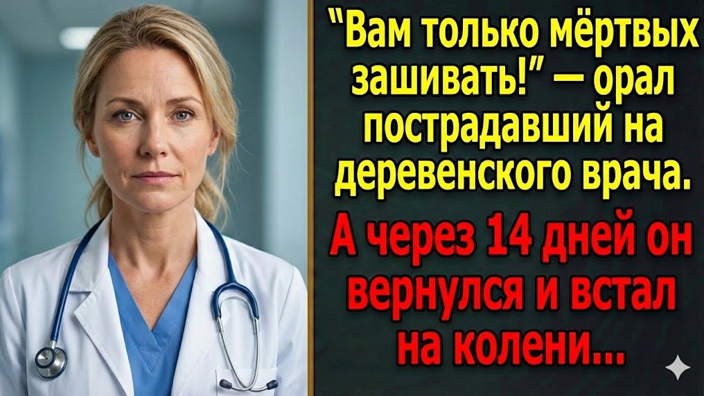 «Да вам только трупы зашивать!» — кричал богач на сельскую докторшу. А спустя 2 недели. Слушать исто смотреть онлайн