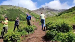 Камчатка, подъём в гору 02.08.23.