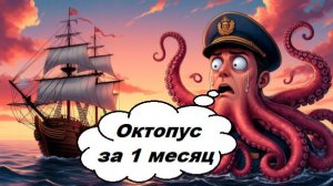 World of Sea Battle Как я нафармил на Октопус (2 ранг имперской ветки кораблей) за 1 месяц.