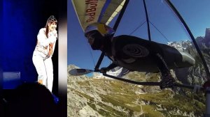 Диана Анкудинова." Полёт на дельтоплане."